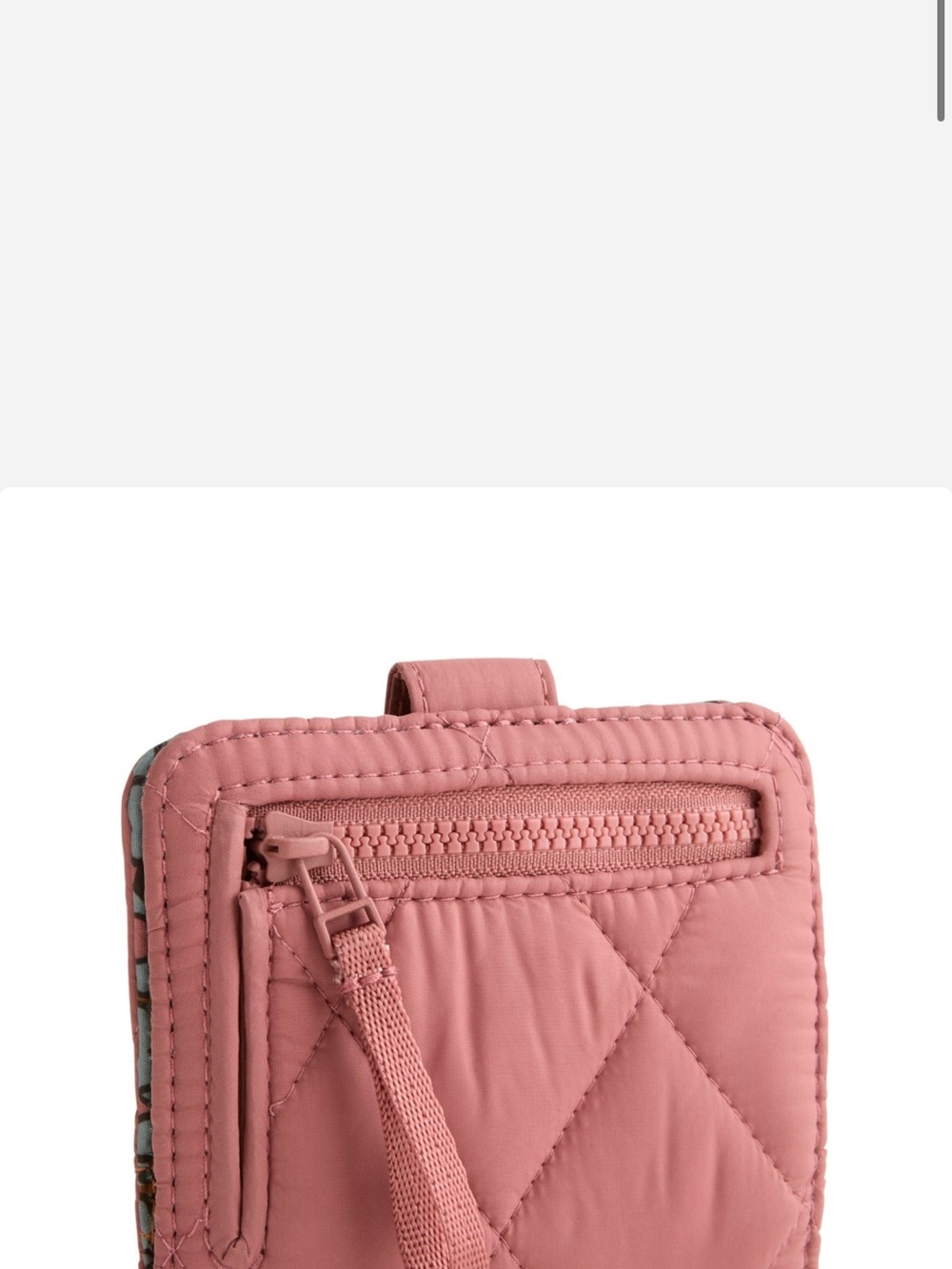 Quilted Compact Wallet - Rust Brown - Picture 9 of 9